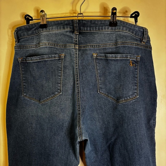 measure & made Denim - Measure & Made Classic Blue Skinny Ankle Jeans